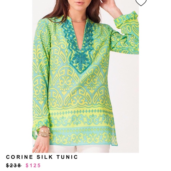 Hale bob Corine Silk Tunic S Med - Picture 6 of 7